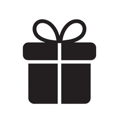 gift box vector silhouette