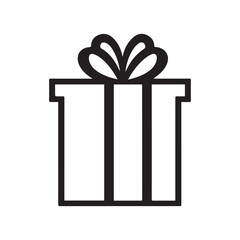 gift box vector silhouette