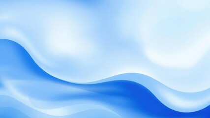 Fototapeta premium Smooth light blue abstract background with gentle swirls and soft gradients, soft, gentle