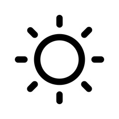brightness line icon