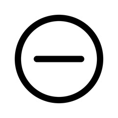 minus line icon