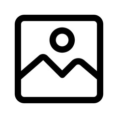 picture line icon