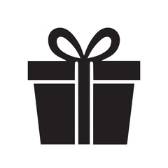 gift box vector silhouette
