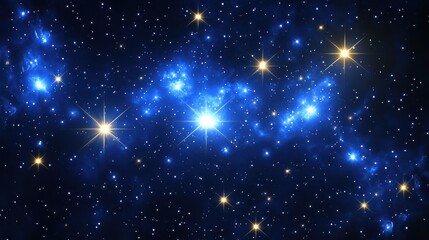 Starry sky filled with constellations and a glowing Milky Way, capturing the vastness of the universe selective focus, celestial map, realistic, Silhouette, dark sky backdrop
