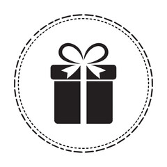 gift box vector silhouette