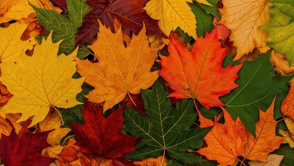 秋の葉のハーモニー