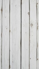 Naklejka premium Old weathered white wooden plank background with distressed paint and rustic charm, shabby chic, retro
