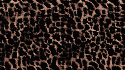 Obraz premium leopard, furry background, animal pattern, cat spots, real hair, fashion design for clothes