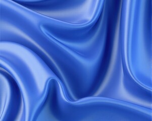 Obraz premium Blue silky fabric cloth abstract background wallpaper HD