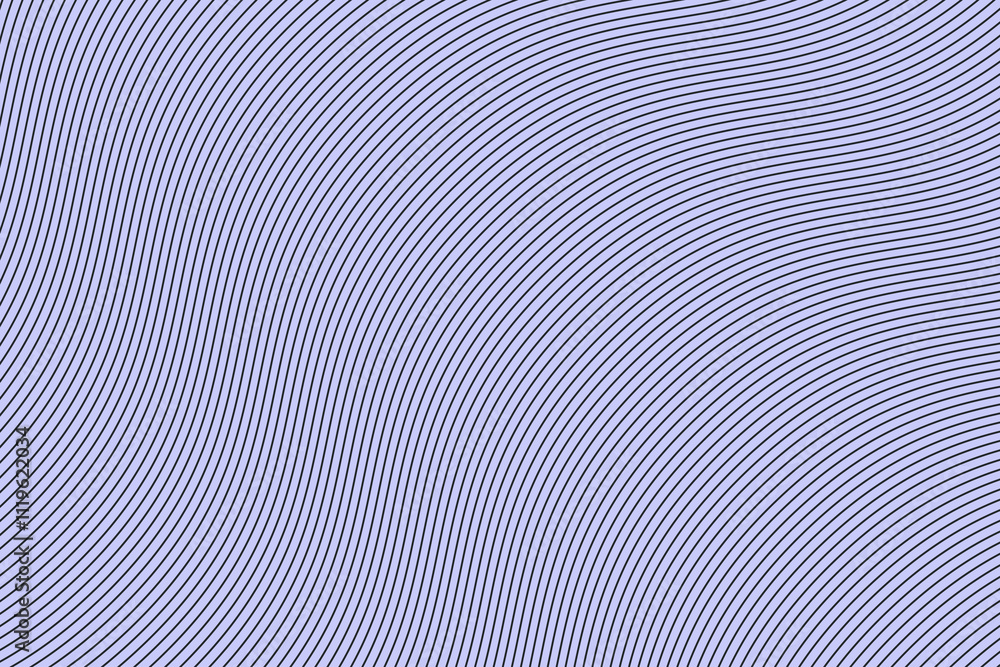 Poster abstract blue wavy lines diagonal pattern. striped linear waves vector illustration.