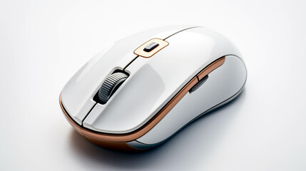 Computer gaming mouse isolated on white