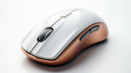 Computer gaming mouse isolated on white