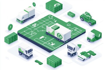 Obraz premium Optimizing Sustainable Manufacturing Processes in Industry Efficiency Innovations for a Greener Future