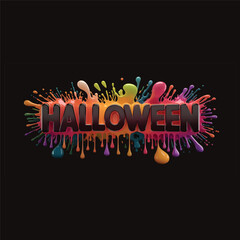 Obraz premium Halloween T Shirt Design