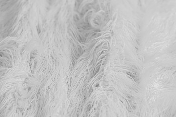 Soft white textured fabric perfect for winter decorations and cozy settings