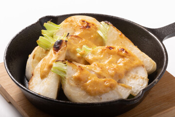 かぶの味噌マヨネーズ焼き