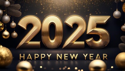 2025 Happy New Year design
