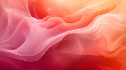 Fototapeta premium Colored wallpaper. Gradient wavy two-tone background. Abstract fabric.