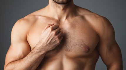 Motivated Individual Embracing Healthy Lifestyle Change, Overweight risk and health nutrition challenge concept.