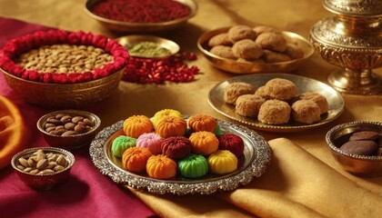 A serene close-up of a brother and sister's hands exchanging rakhi