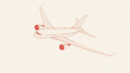 Dashed airplane route icon illustrating flight paths. A creative concept for travel designs