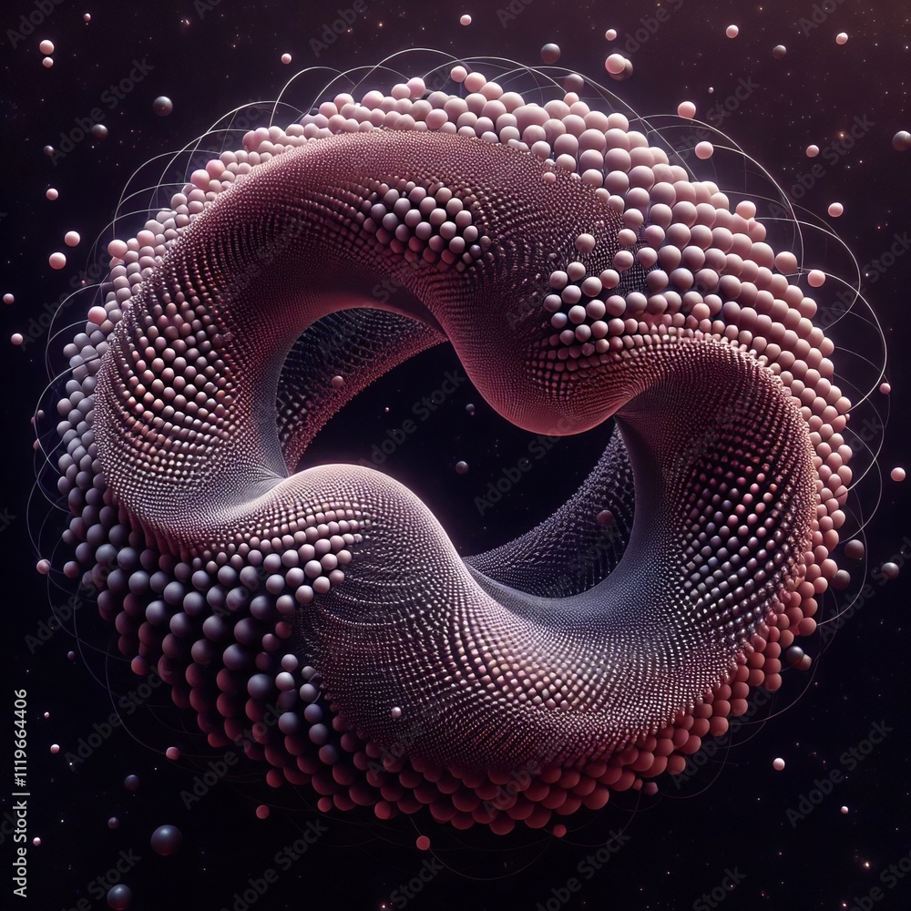 Poster discrete loops forming the fabric of spacetime in loop quantum g