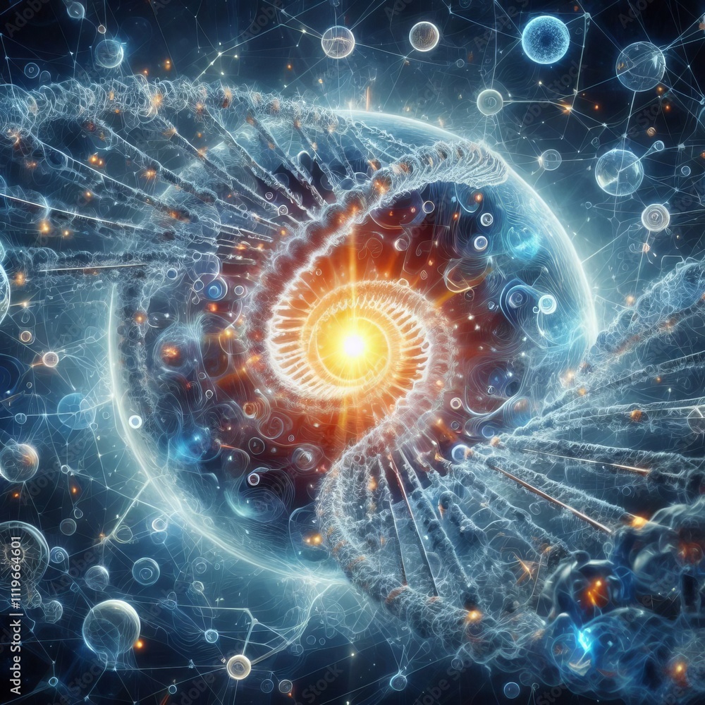 Poster dna structure high resolution image of the double helix