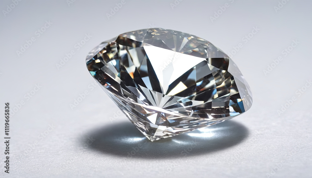 Poster a stunning diamond is carefully positioned to reflect light in a spectacular display of brilliance a