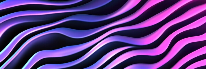 Fototapeta premium 柔らかな曲線が描く色とりどりの抽象パターン