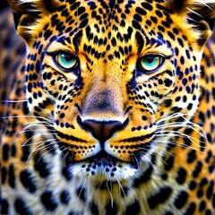 portrait of a leopard