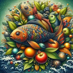 Fish Represents abundance fertility and good luck