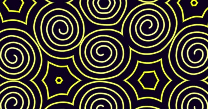 Animated background and club video in neutral tones. Meditation. Seamless loop. Loop