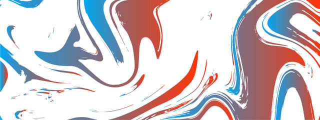 Abstract colorful Marble texture background. Colorful mixing oil paint texture. Marbleized Stripes With marble ink texture. Splash of paint. Horizontal banner with waves background. 