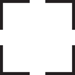 full screen and exit screen maximize icon simple design. Arrow mark scalability in line style for web site UI menu page mobile app. Vector isolated on transparent background.