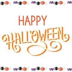 happy halloween frame