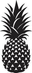 Obraz premium Silhouette of pineapple