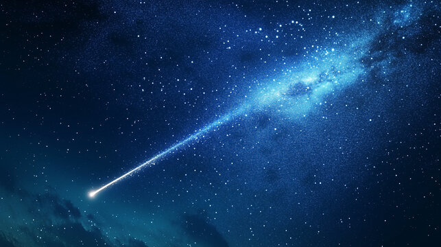 宇宙の流星、彗星のイメージ