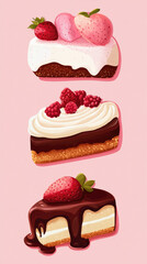 cake with strawberries