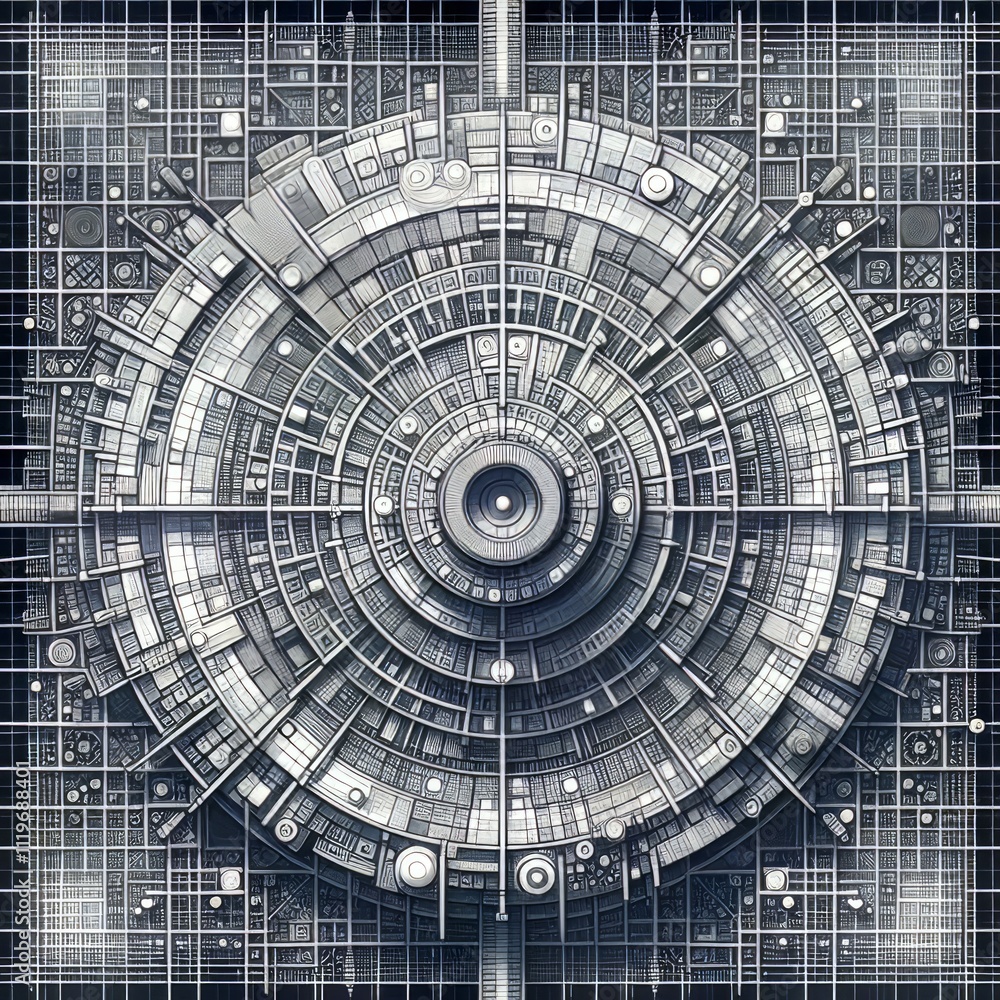 Poster grid pattern a perfect grid of squares or rectangles symbolizing
