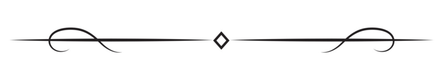 Vintage decorative lines. text dividers. Line border. Lines separators, Borders, Vintage dividers, Underline elements. Vector illustration
