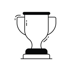 Trophy vector icon