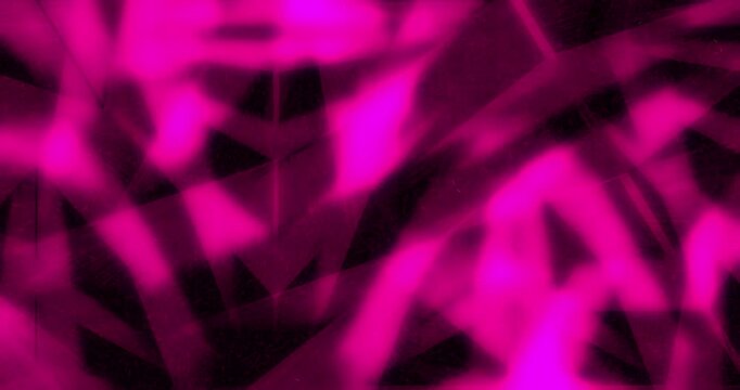 Rays of light of pink shades on a dark background. Animated background and club video. Video for meditation. Seamless cycle. Loop