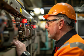 Lab quality control inspector checks products ai image