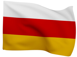 3d Flags Of South Ossetia.