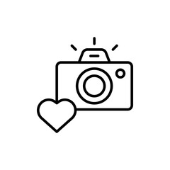 Brand ambassador outline icons, minimalist vector illustration ,simple transparent graphic element .Isolated on white background