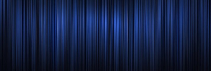 深い青色のストライプパターンが印象的な背景