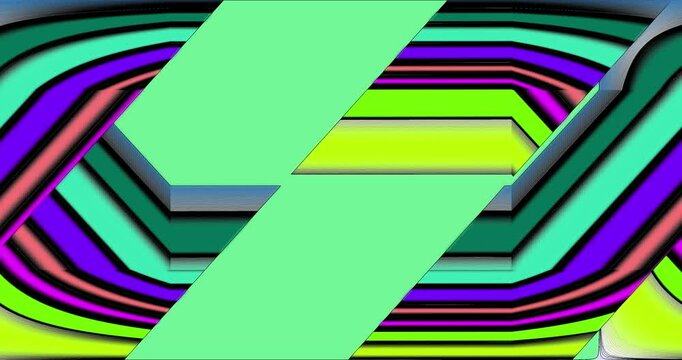 Colorful animated background and club video. Meditation video. Seamless loop. Loop