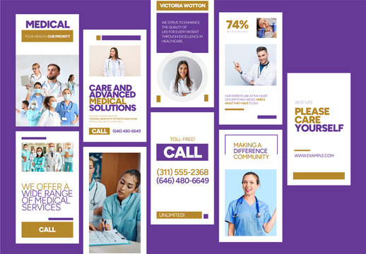 Medical Social Media Story Template