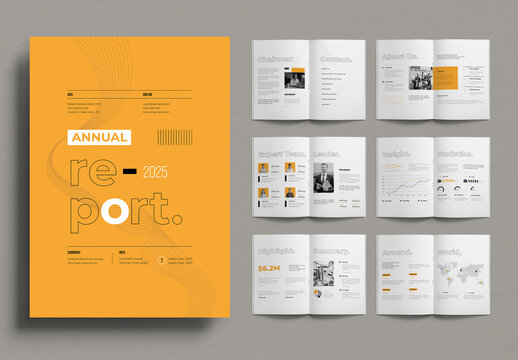 Corporate Annual Report Template