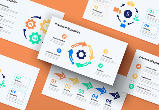 Process Infographic Design Template